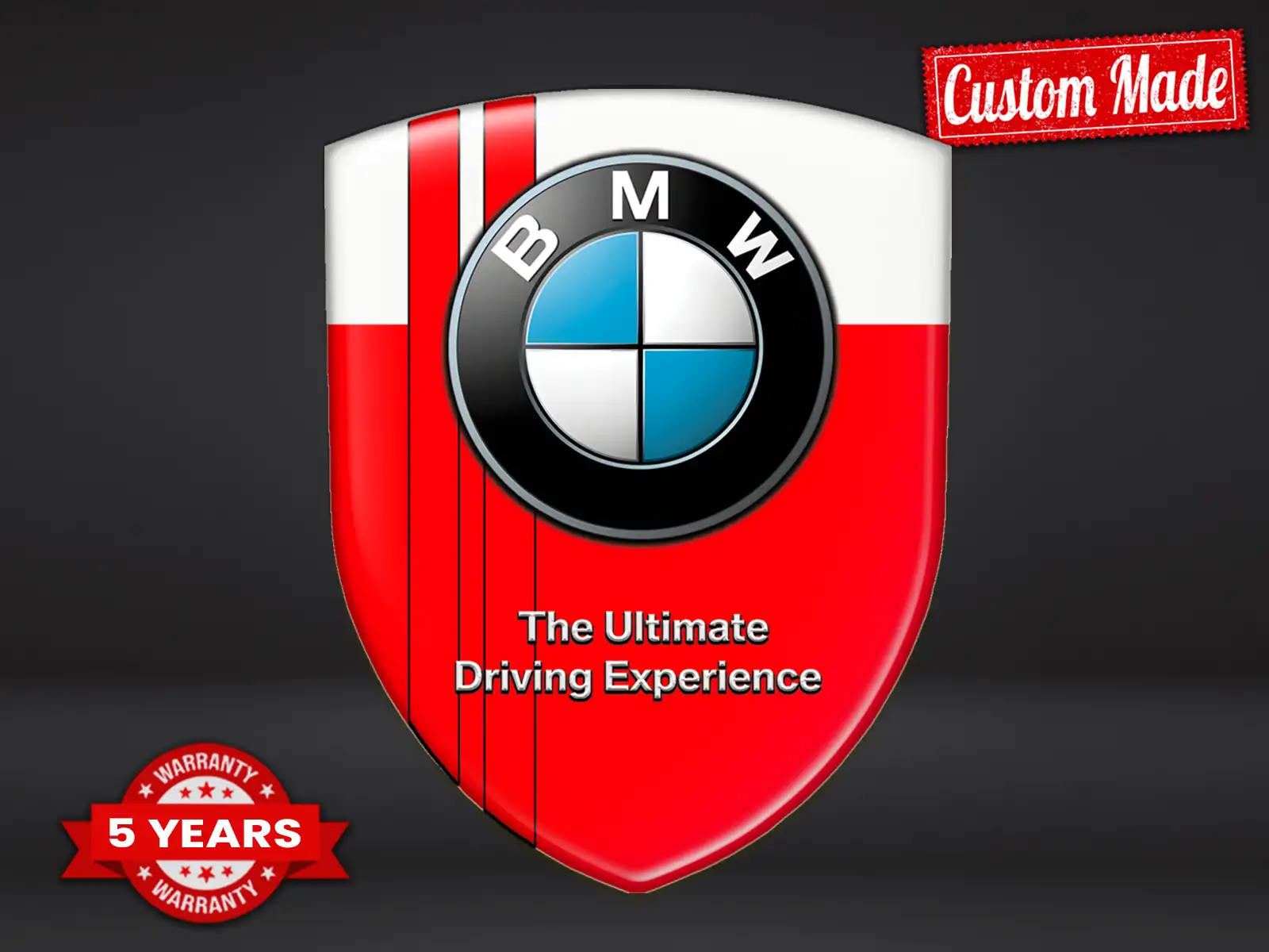 BMW Doming Aufkleber Auto Premium Minimalistisch Robust